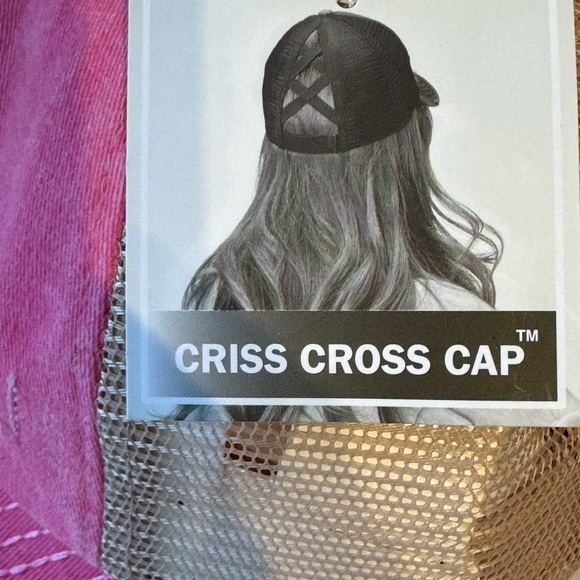 Custom hand Rhinestoned Peace & Kindness  Ponytail Trucker Hat – NWT ✨ - Picture 5 of 5